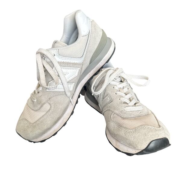 New Balance Shoes - New Balance Classic 574 Nimbus Cloud Suede Mesh Upper Sneaker 8